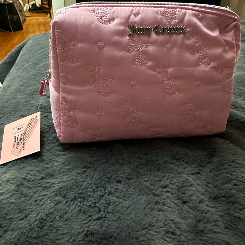 COPY - Juicy Couture Cosmetics Travel Bag with one travel bottle